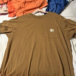 Carhartt Men's Brown Short Sleeve Tee
